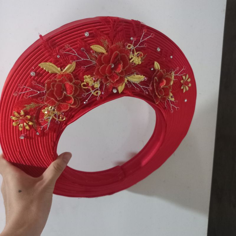 Khăn 25 vòng ren 3d điểm 100% hạt pha lê siêu xinh