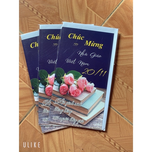 Set 5 thiệp chúc mừng nhà giáo việt nam 20/11