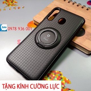 Ốp lưng Samsung Galaxy M30 silicon kèm iRing hiệu iFace