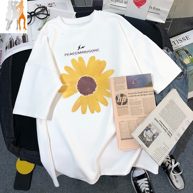 [Có full video] Áo thun unisex hình hoa cúc thiếu cánh PEACEMINUSONE - Trùm Chuyên Sỉ Thời Trang - 150620201017 | BigBuy360 - bigbuy360.vn
