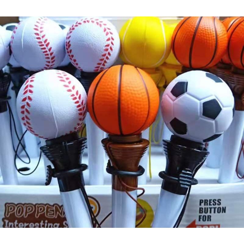 Bút bi gel bắn bóng squishy vui tay vui mắt giảm căng thẳng.