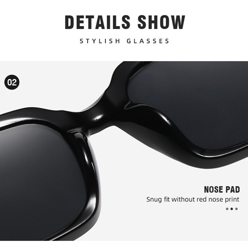 Kính Mát Gọng Vuông Nhỏ Thời Trang