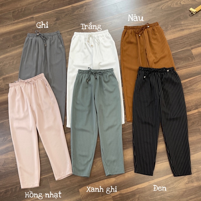 q289 - quần kẻ baggy 6 màu