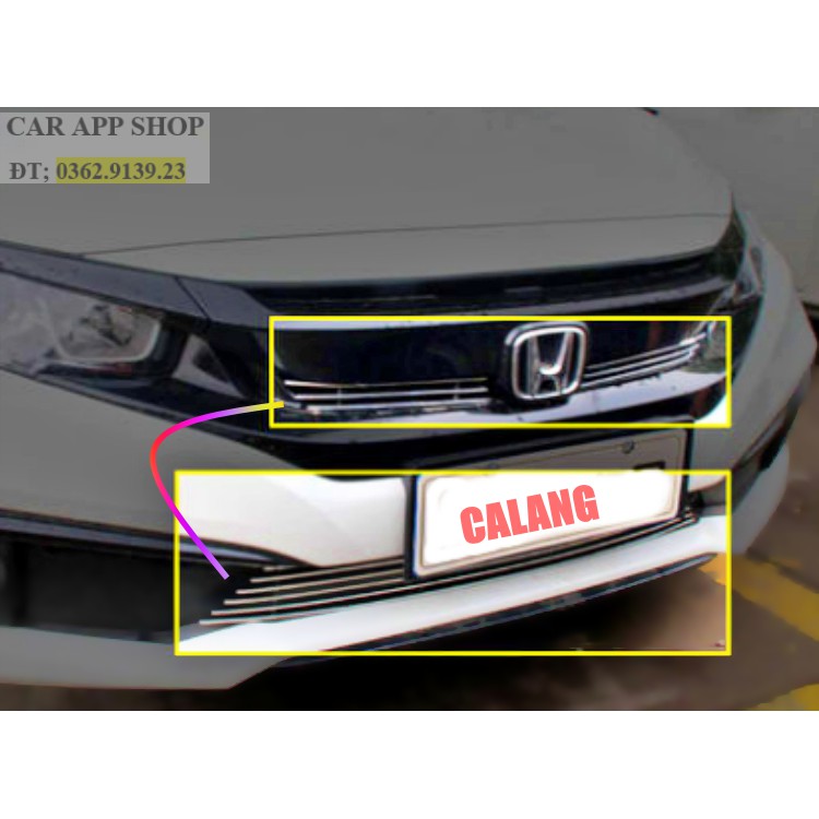 Mặt calang Honda Civic 2012 - 2014 , 2016 - 2018 , 2019 , 2021