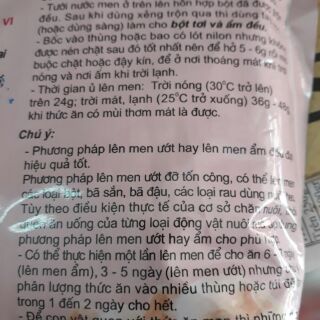 10 GÓI MEN Ủ THỨC ĂN HOẠT TÍNH