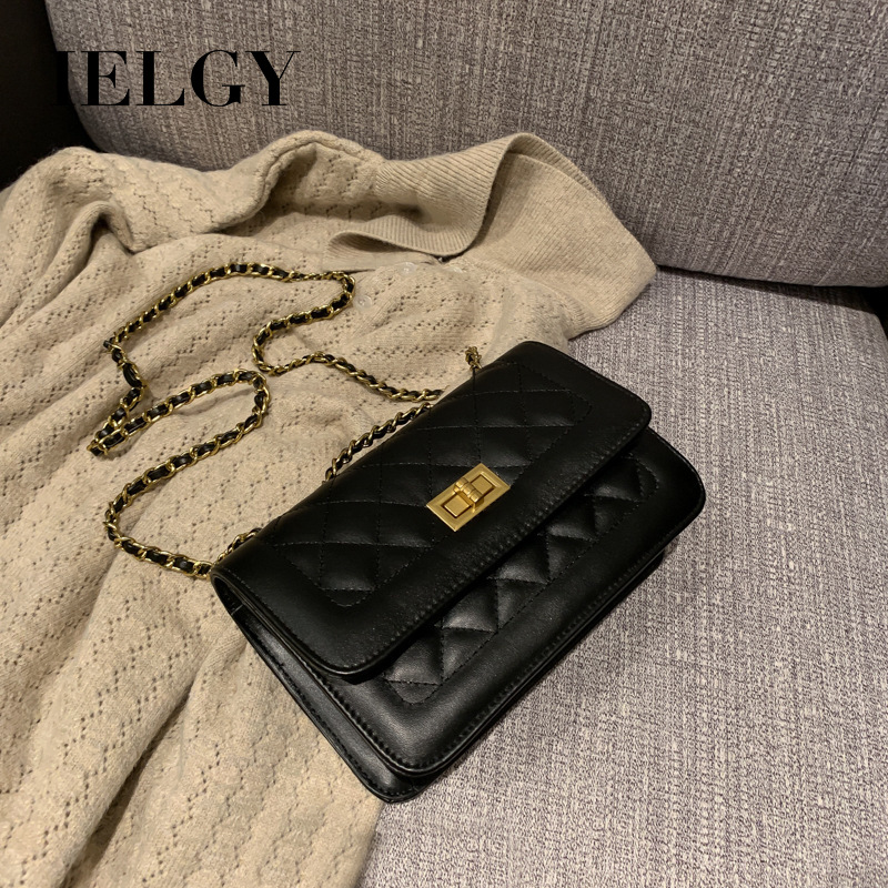 Túi Đeo Vai Hình Vuông Cỡ Nhỏ Phối Dây Đeo Sợi Xích Thời Trang Dễ Phối Đồ