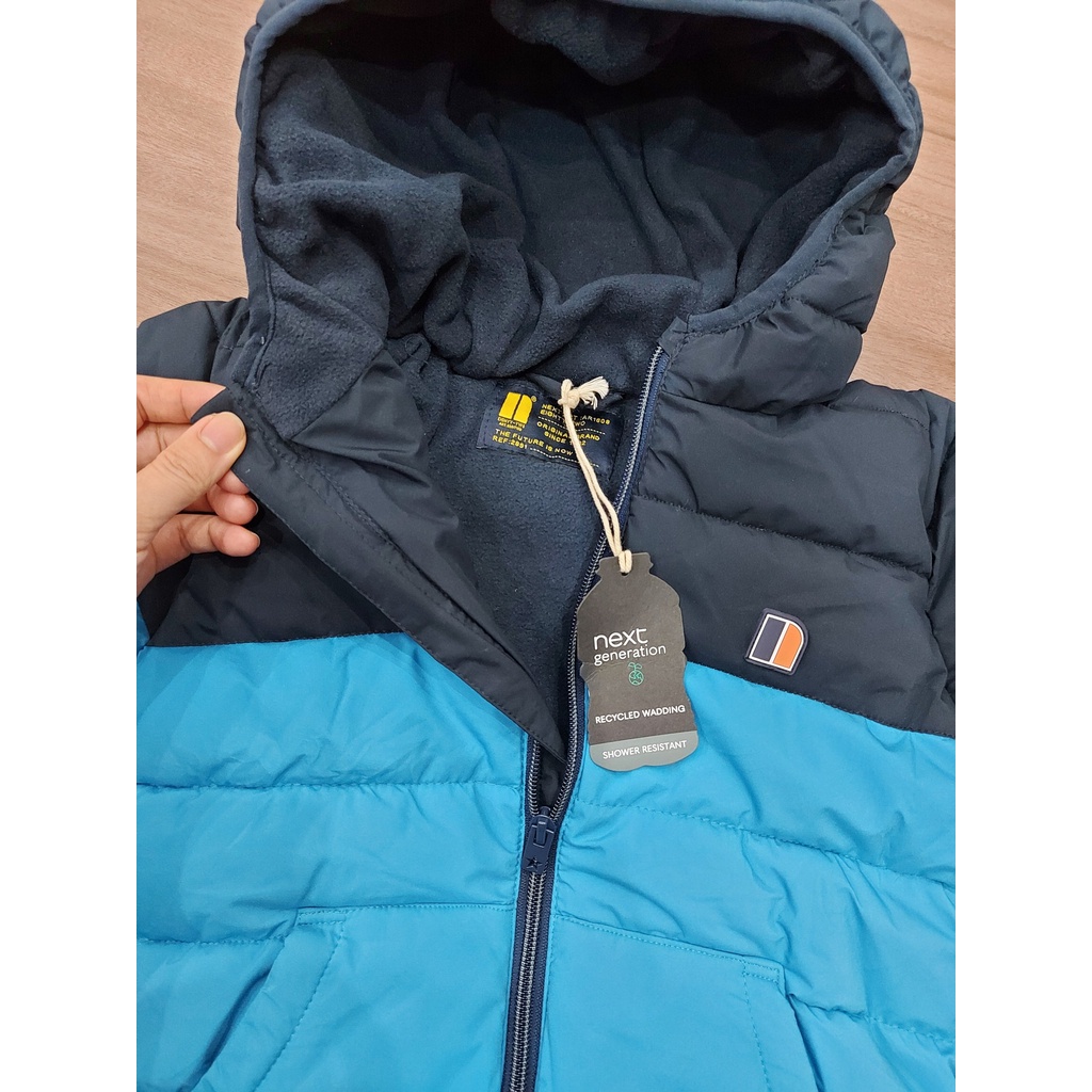 Áo khoác phao bé trai lót nỉ Next chính hãng săn sale giá tốt sz 1-5Y