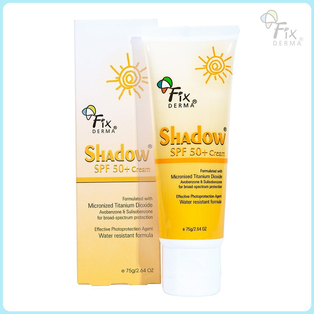 Kem chống nắng dưỡng ẩm Fixderma Shadow SPF 50+ Cream 75g