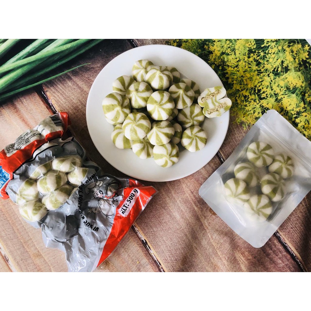 1kg viên thả lẩu hải sản nhân trứng nhím biển xanh Phu Mark