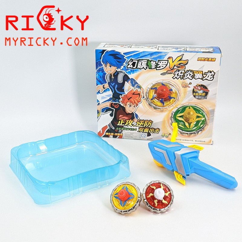 Full Bộ con quay NaDo5 gồm 2 con quay Kim Loại và mâm Đấu 727-227