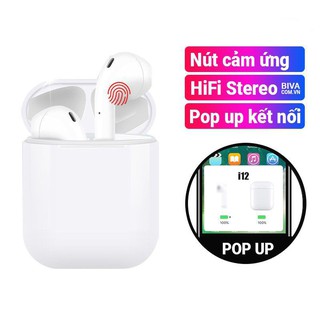 Tai Nghe Bluetooth i12 TWS BT 5.0 Cảm Biến Cực Nhạy i12 Bản Cao Cấp