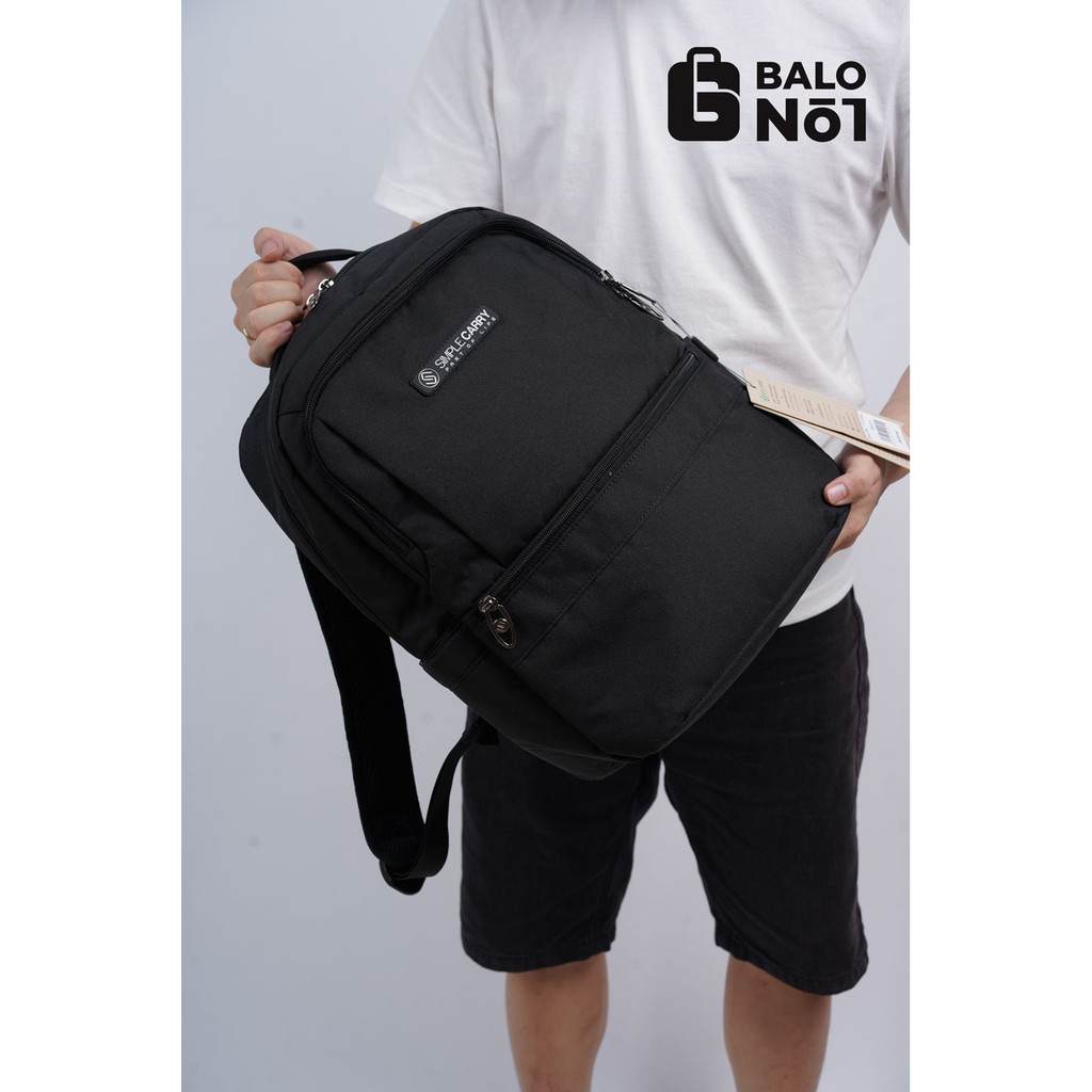 Balo Thời Trang Cao Cấp Simple Carry ISSAC 6 Black