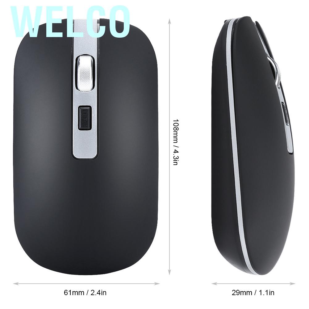 chuột không dây 500mah 2.4ghz Kết Nối Bluetooth 5.1