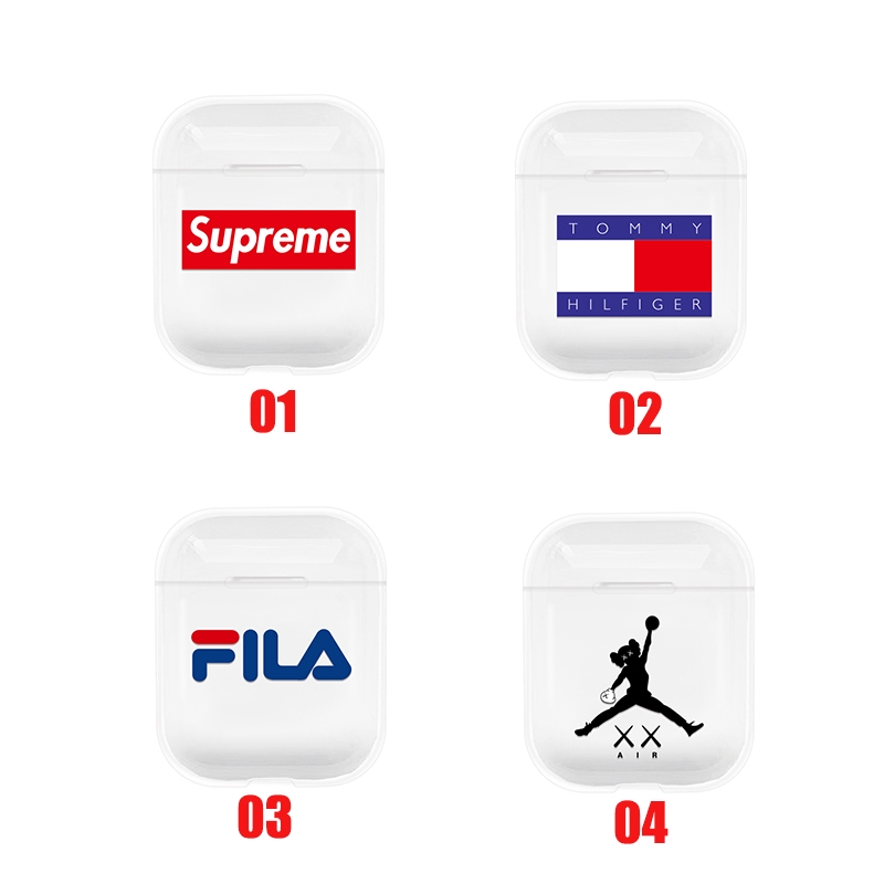 Vỏ PC cứng họa tiết hoạt hình thời trang bảo vệ cho hộp sạc tai nghe Apple Airpods 1/2