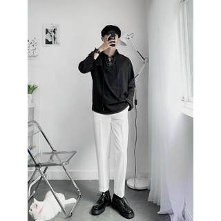 Quần Baggy Tây Âu Trơn Basic Nam Nữ Unisex