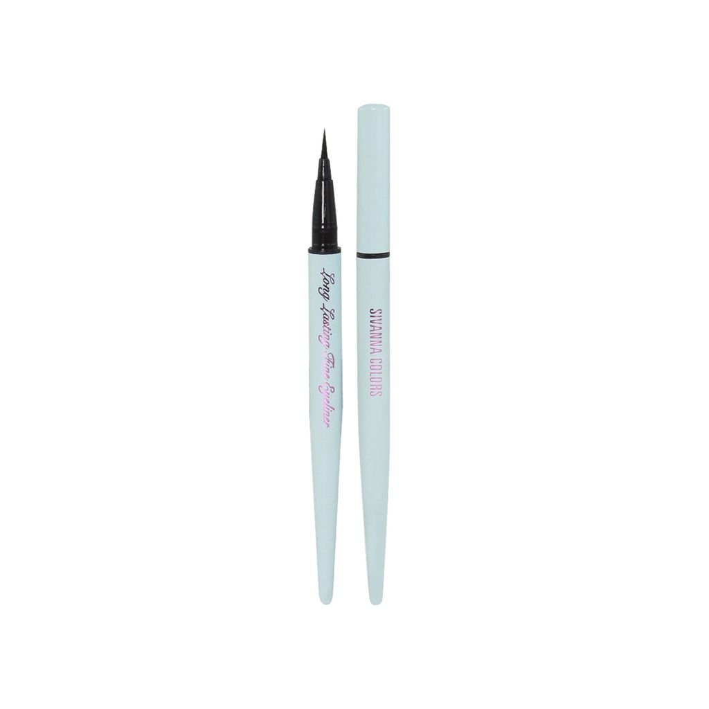 Bút Dạ Kẻ Mắt Nước Lâu Trôi Sivanna Màu Đen Long Lasting Fine Eyeliner ES8016