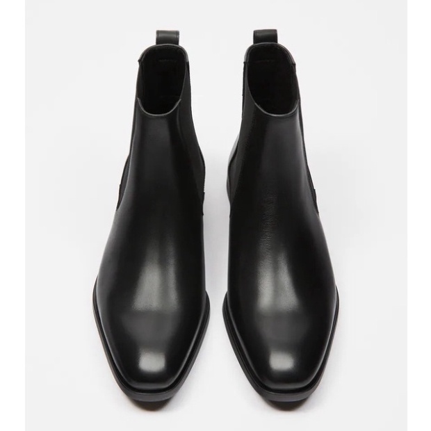 Giày Chelsea Boots cao cổ thời trang nam chất liệu da bò đế cao su đúc nhiệt tăng 3.5cm | BigBuy360 - bigbuy360.vn