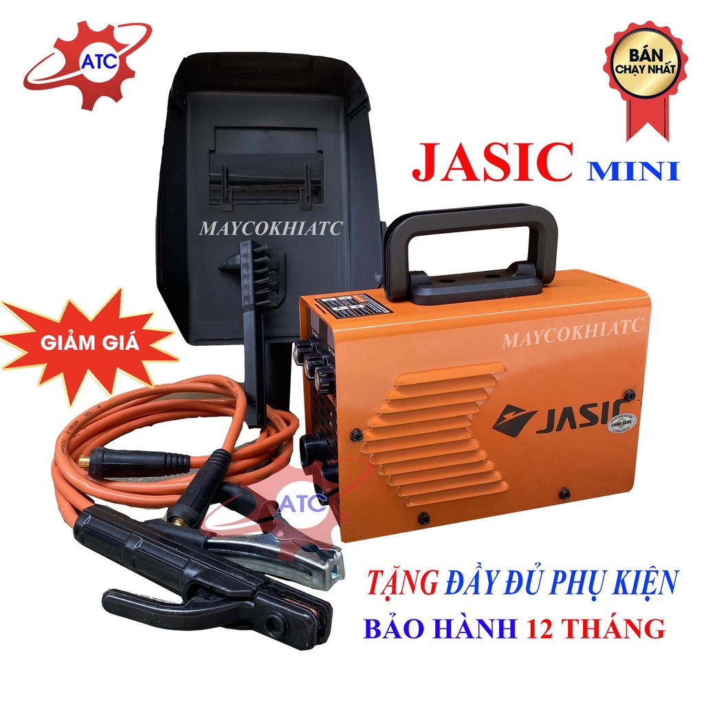 Máy Hàn Mini Jasic , Máy Hàn Que Nhật Bản Dùng Cho Gia Đình, Tặng Đầy Đủ Phụ Kiện