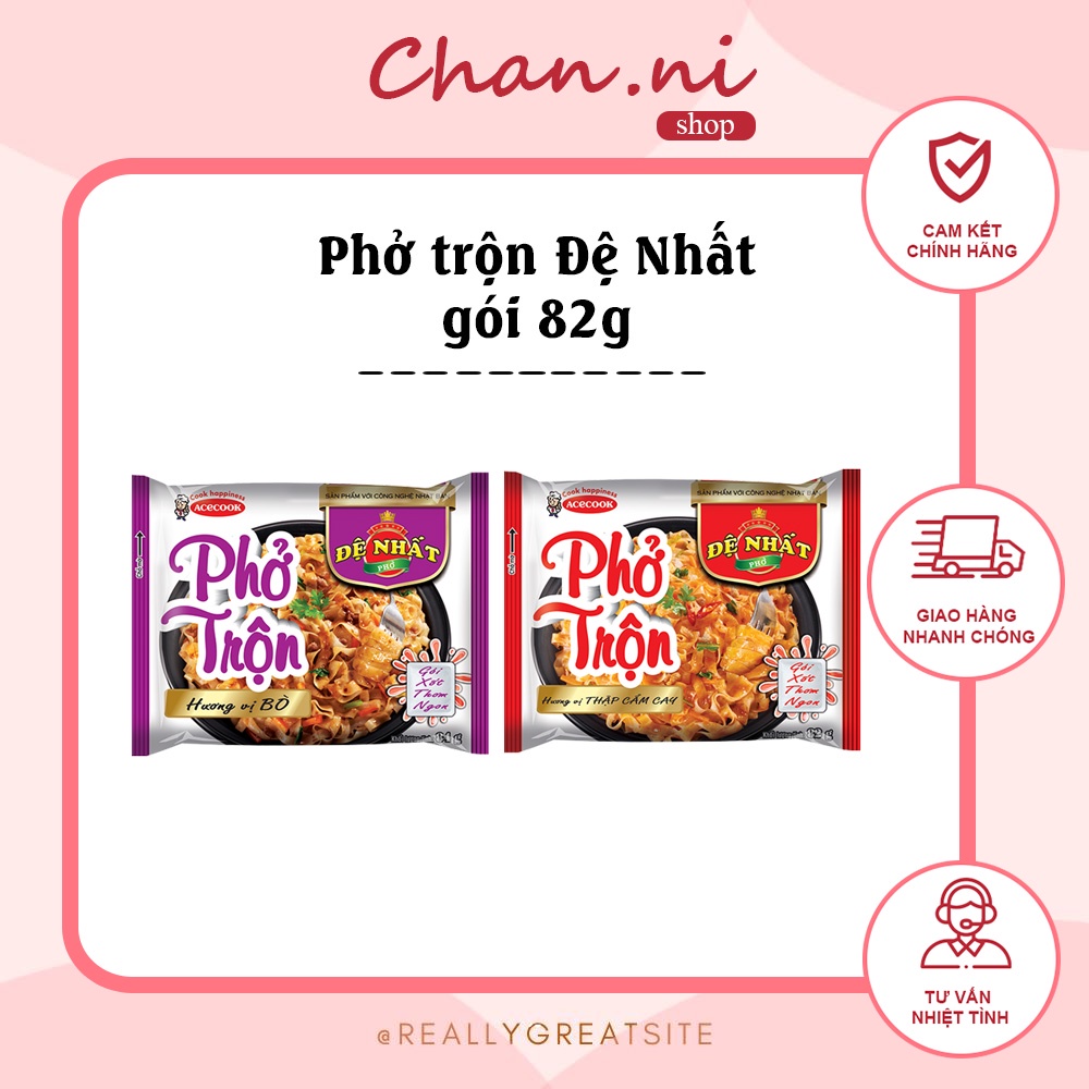 Phở trộn Đệ Nhất gói 82g