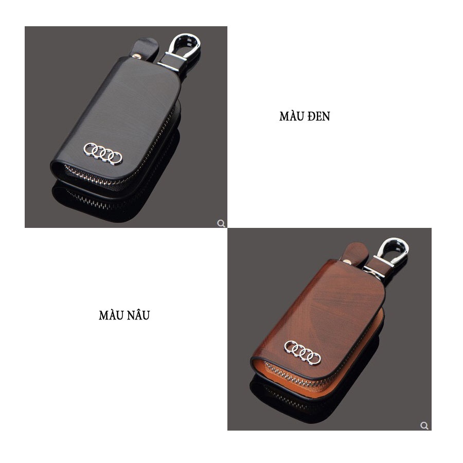 Móc Chìa Khóa Ví Da đựng chìa khóa xe, đựng tiền lẻ sang trọng tiện lợi mang theo mọi lúc mọi nơi, làm quà tặng