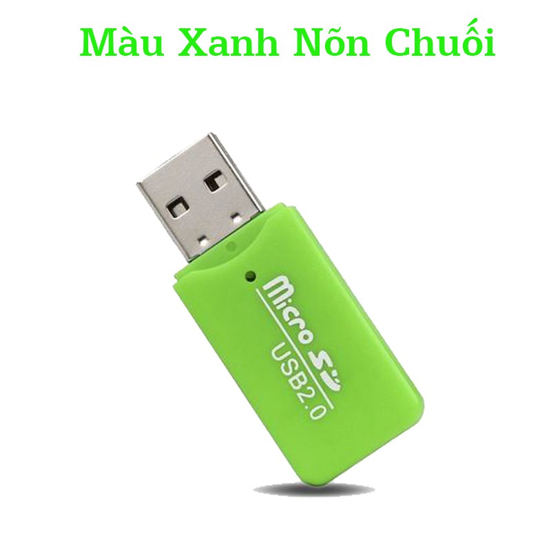 Đầu Đọc Thẻ Nhớ Mini USB 2.0 - Nhỏ Gọn,Tiện Lợi