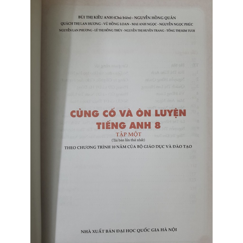 Sách - Củng cố và Ôn luyện Tiếng Anh 8 Tập 1