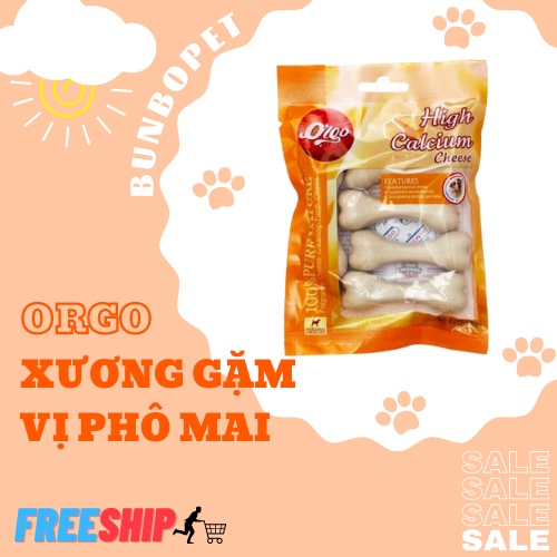 Xương Gặm Sạch Răng Orgo Hương Phô Mai 90gr