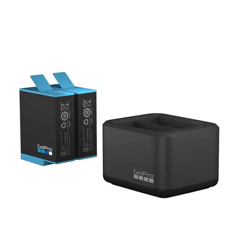 Bộ Dock Sạc Đôi và Pin GoPro Enduro Hero 9/10/11 | Dual Battery Charger + Battery for Gopro 9/10/11 | Chính Hãng