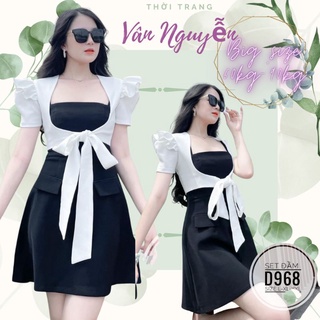 Set đầm big size áo khoác và đầm từ 60kg-90kg