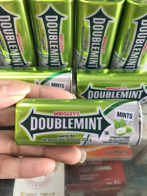 Kẹo Ngậm DOUBLEMINT không đường hương bạc Hà