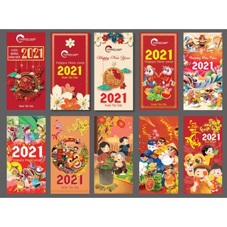 [Freeship] Sấp 20 bao lì xì TẾT 2021 siêu đẹp, dễ thương, siêu hot