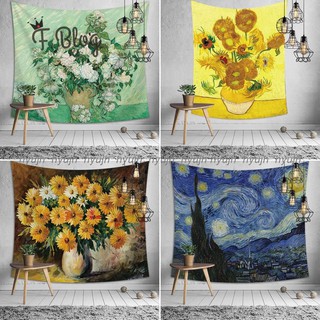 Thảm treo tường trang trí hình tranh Van Gogh