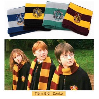 Khăn len đồng phục trường Hogwarts loại ko tua rua