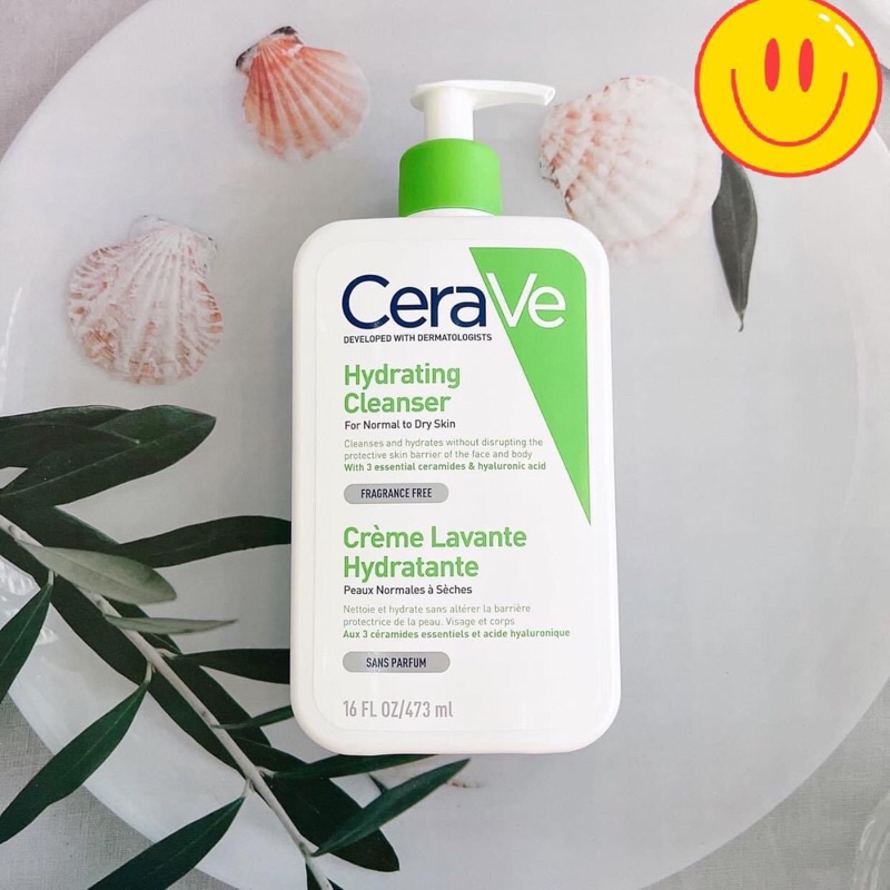 SỮA RỬA MẶT TẨY TRANG CERAVE HYDRATING CREAM-TO-FOAM CLEANSER