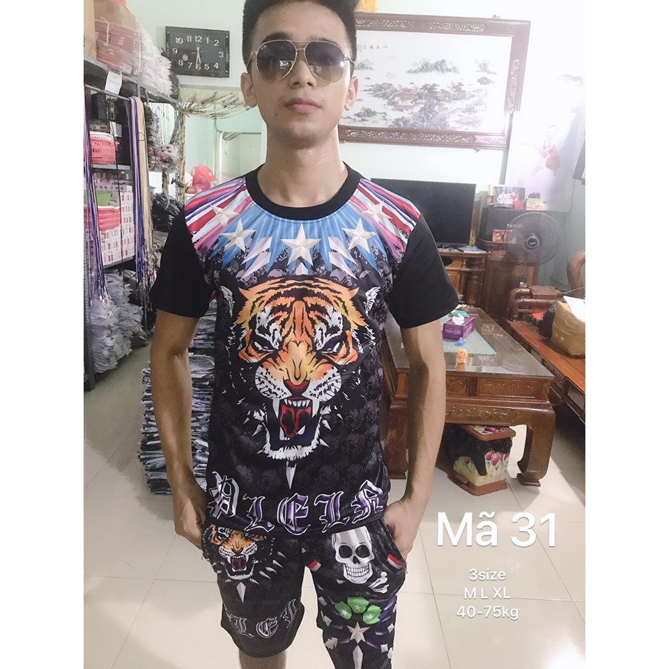 BỘ hè nam in 3D mã 31 chất thun lạnh in hình 3d | BigBuy360 - bigbuy360.vn