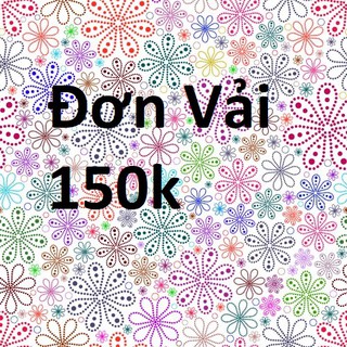 Set vải thô đơn 150k