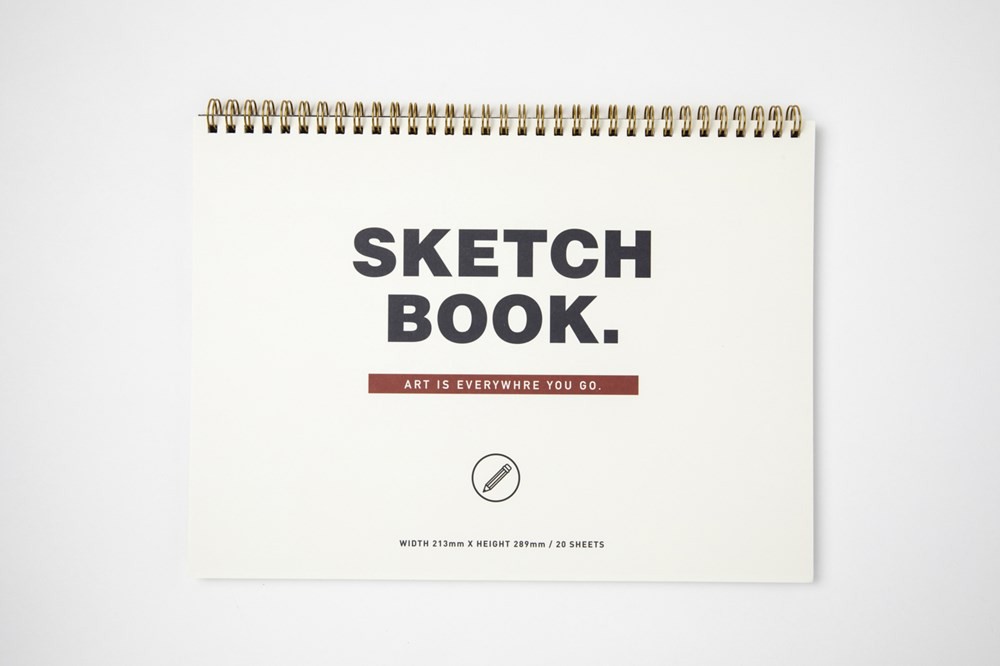 Sổ Tay Phác Thảo ARTBOX Hàn Quốc Khổ A4 Có Thể Viết Hai Kiểu Ngang Và Dọc