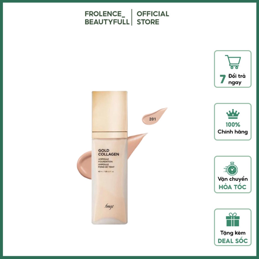 Kem Nền The Face Shop Gold Collagen Ampoule Foundation SPF 30