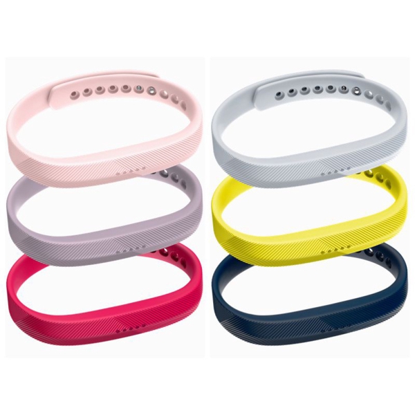 Dây đeo đồng hồ đeo tay silicon Fitbit Flex 2 có bốn màu để chọn