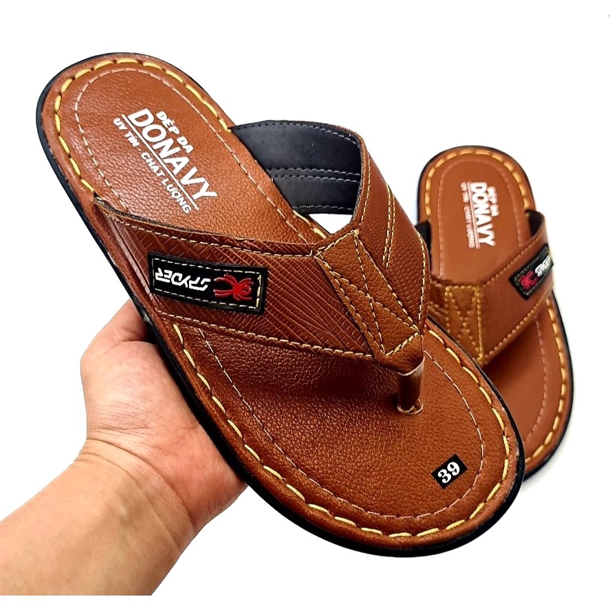 Dép xỏ ngón  giá Rẻ,Bền đã khâu toàn bộ đế..shop KINSON-KẸP ÔNG GIÀ