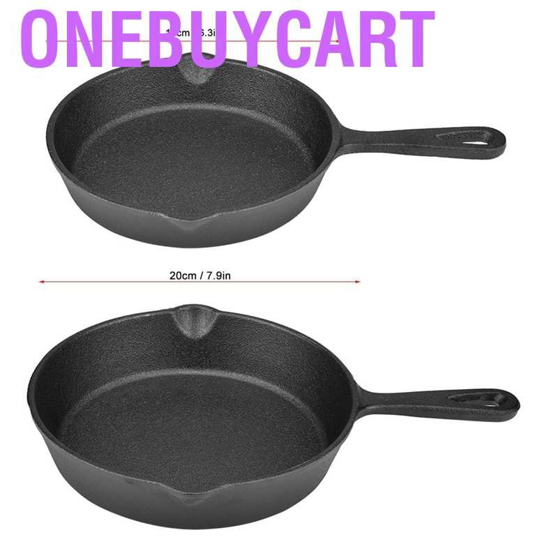 Chảo Sắt Chống Dính Onebuycart 16cm 20cm