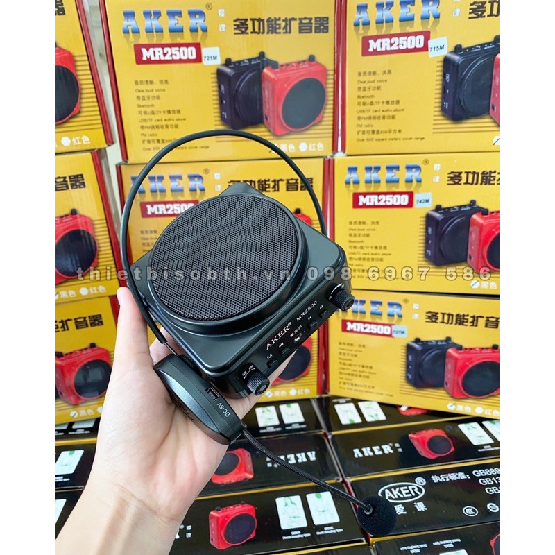 Máy trợ giảng không dây Aker MR2500 W - Bảo hành 12 tháng.