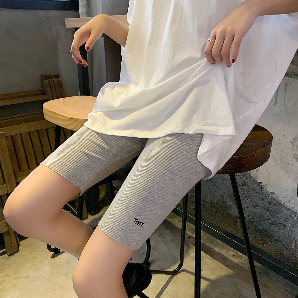 [ORDER] quần legging lửng TMT, kiểu dáng hàn quốc, quần ulzzang thể thao