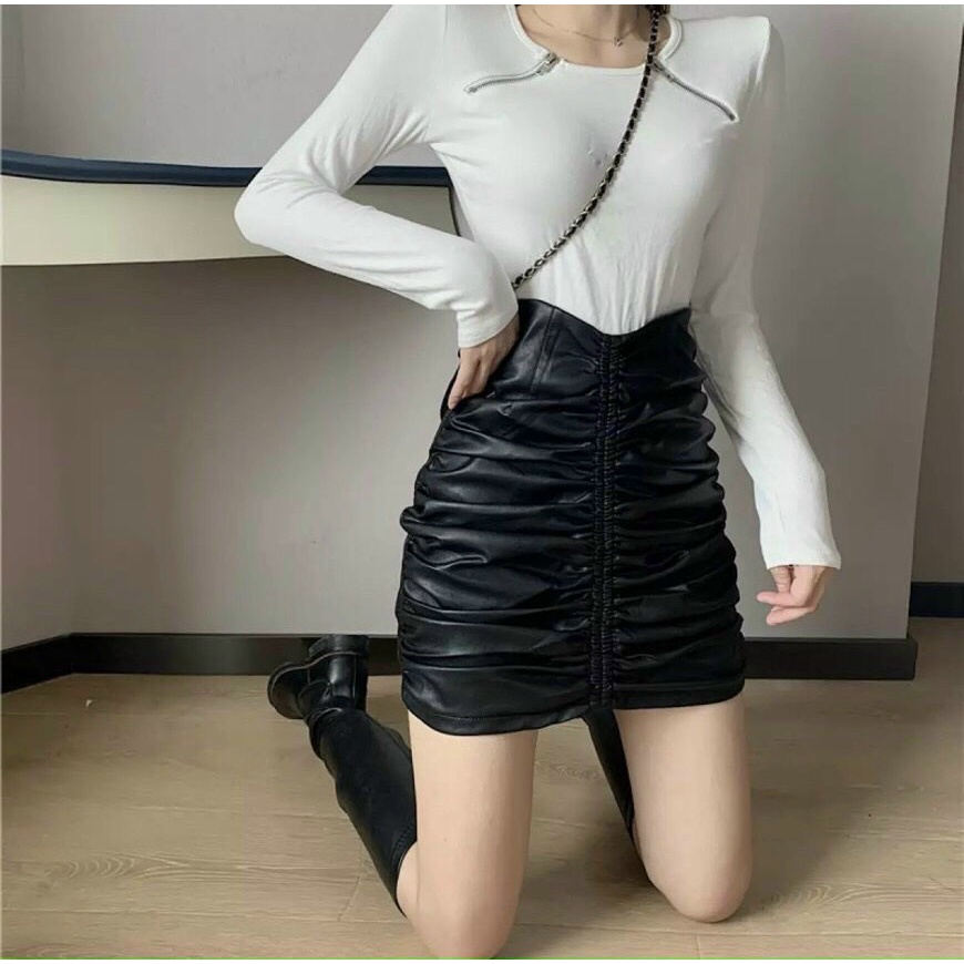 Quần short nữFreesize quần đùi nữ  KEM DA NÚT  xòe chữ A, đen dễ thương kute hàn quốc, co giãn tốt giá rẻ.