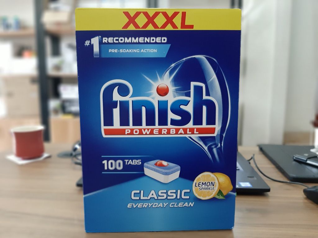 Viên rửa bát Finish Classic hộp 100 viên [Hàng Đức]