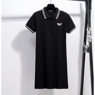 VÁY SUÔNG CỔ BẺ MẶC ĐƠN GIẢN MÀ CÁ TÍNH