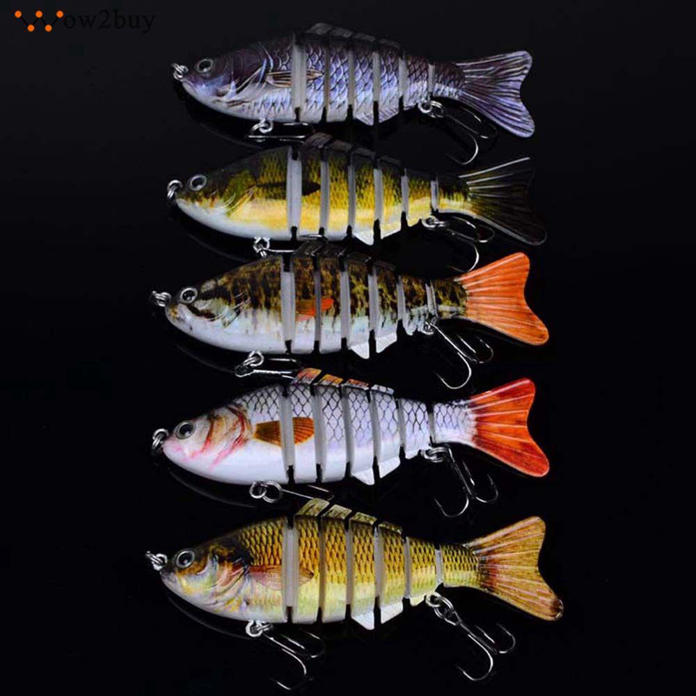 Mồi giả crankbait , hình các loài cá nước ngọt nhỏ với 6 móc