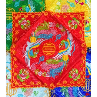 Bộ 5 khăn tay vải gấm hầu đồng 30x30cm