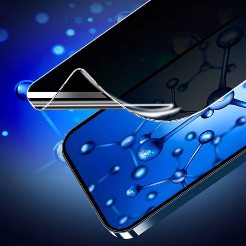 Miếng Dán Hydrogel Mềm Bảo Vệ Màn Hình Chống Nhìn Trộm Cho iPhone 15 14 13 12 11 Pro XS Max Mini XR X 6 S 7 8 Plus SE 2020
