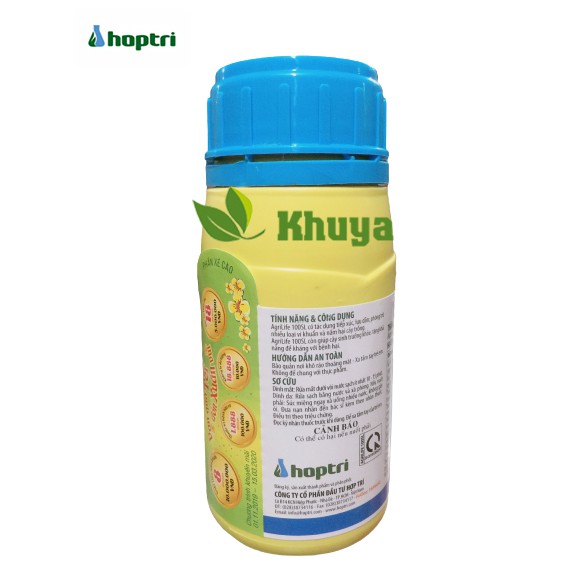 Thuốc trừ bệnh hữu cơ Agri Life 100SL Hợp Trí 200ml Triệt tiêu nấm khuẩn